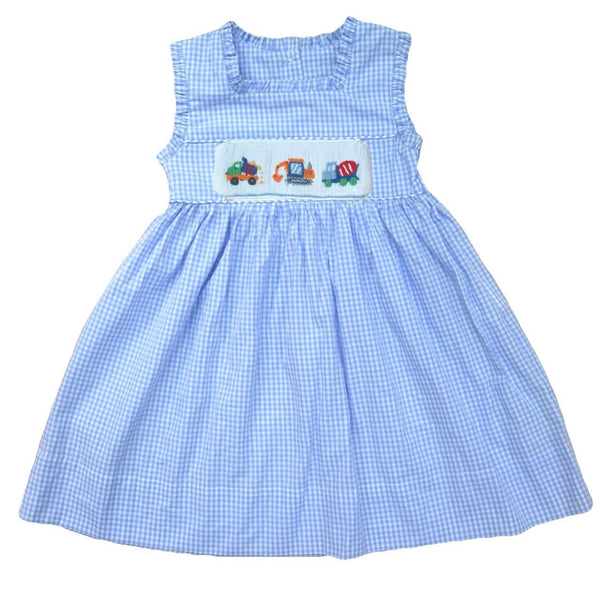 Swap-A-Smock Construction Vehicle Tab - Smocked South