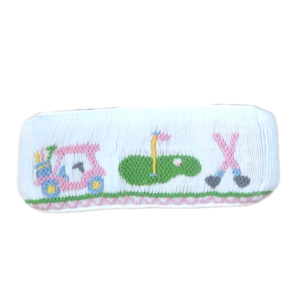 Swap-A-Smock Pink Golf Tab - Smocked South