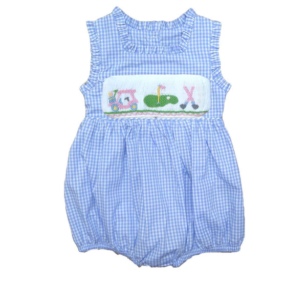 Swap-A-Smock Pink Golf Tab - Smocked South