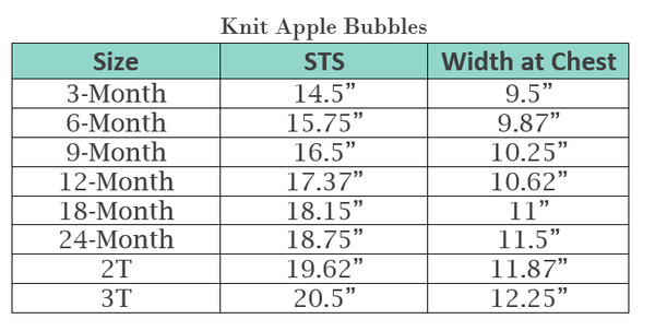 Apple Scalloped Bubble Pre-Order - Smocked South