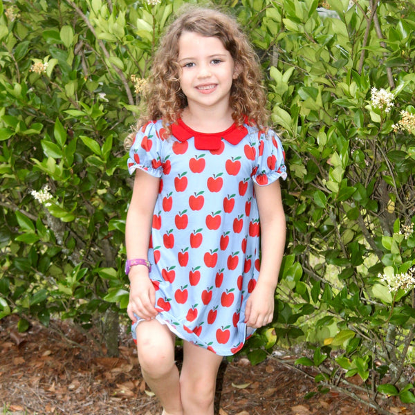Apple Scalloped Dress Pre-Order - Smocked South