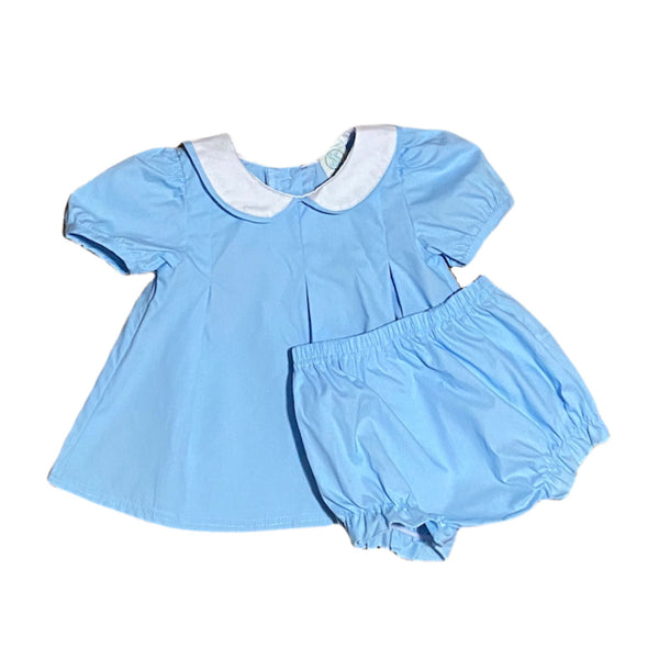 Blue Bloomer Set - Smocked South
