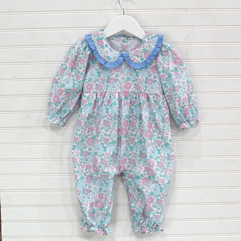 Blue Floral Bubble Pre-Order - Smocked South