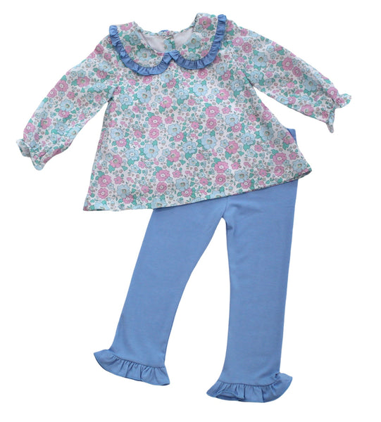 Blue Floral Set Pre-Order - Smocked South
