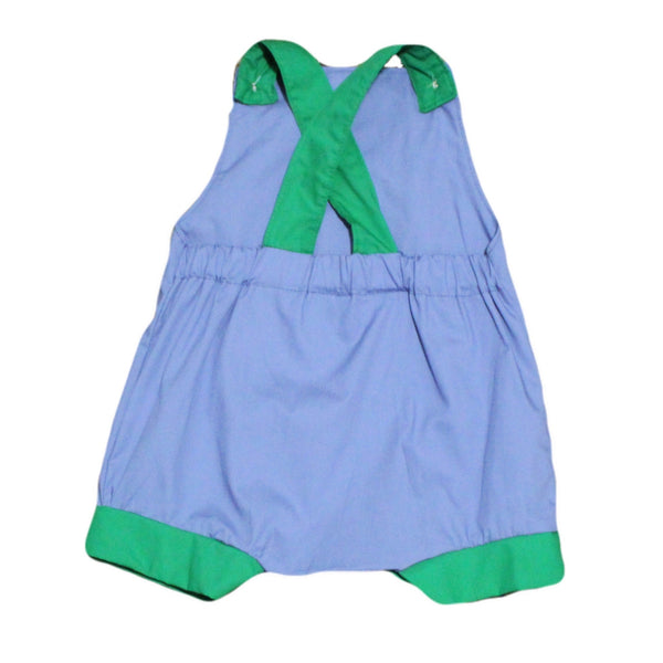 Color Block Shortall - Smocked South