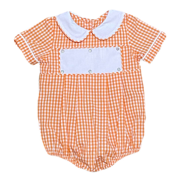 Swap-A-Smock Boys Collared Bubble - Orange