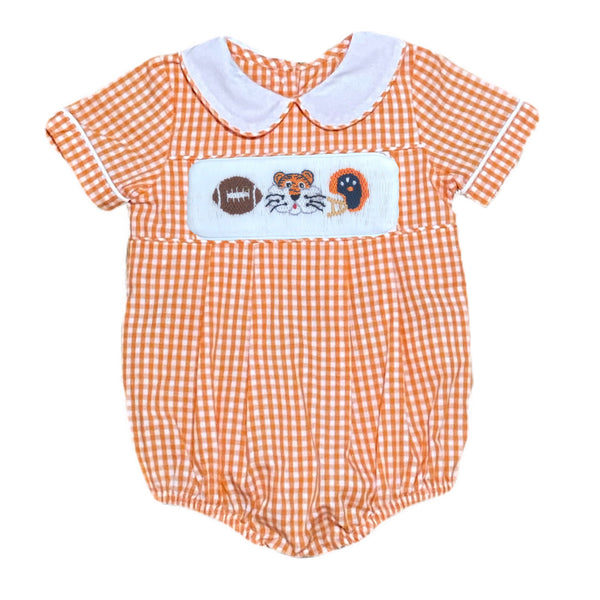 Swap-A-Smock Boys Collared Bubble - Orange