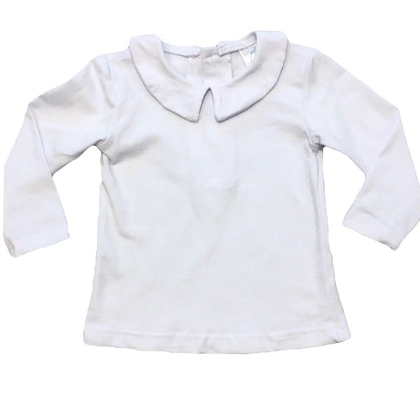 Peter Pan Point Collar Longsleeve Shirt - Smocked South