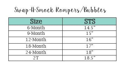 Swap-A-Smock Blue Gingham Bubble - Smocked South