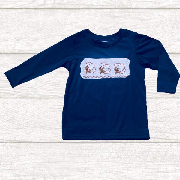 Swap-A-Smock Boys Long Sleeve Shirt - Navy