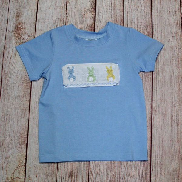 Swap-A-Smock Boys Short Sleeve Shirt - Light Blue