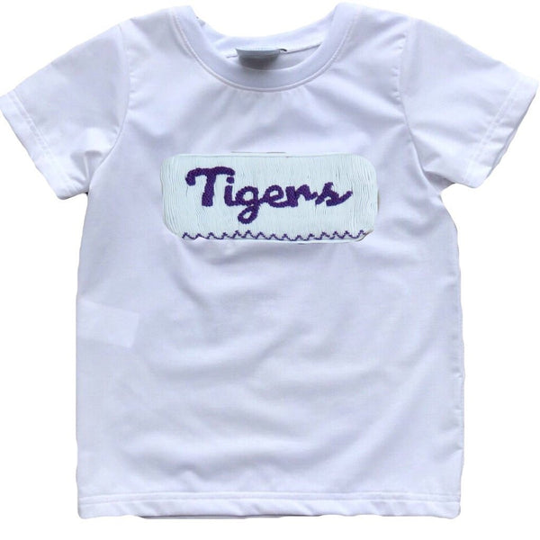 Swap-A-Smock Boys Short Sleeve Shirt - White