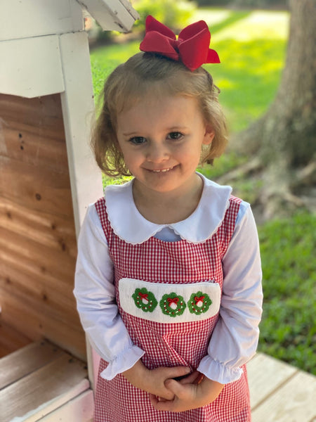 Swap-a-Smock Christmas Wreath Tab
