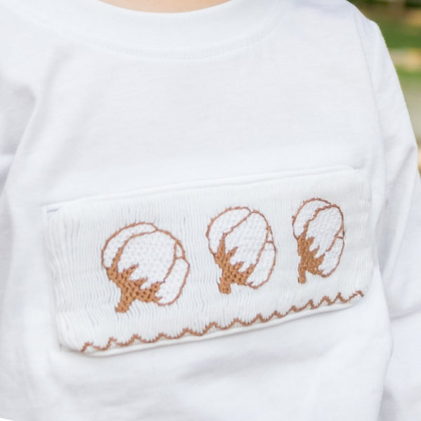Swap-A-Smock Cotton Boll Tab