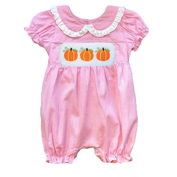 Swap-A-Smock French Knot Pumpkin Tab