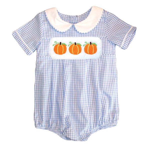 Swap-A-Smock French Knot Pumpkin Tab