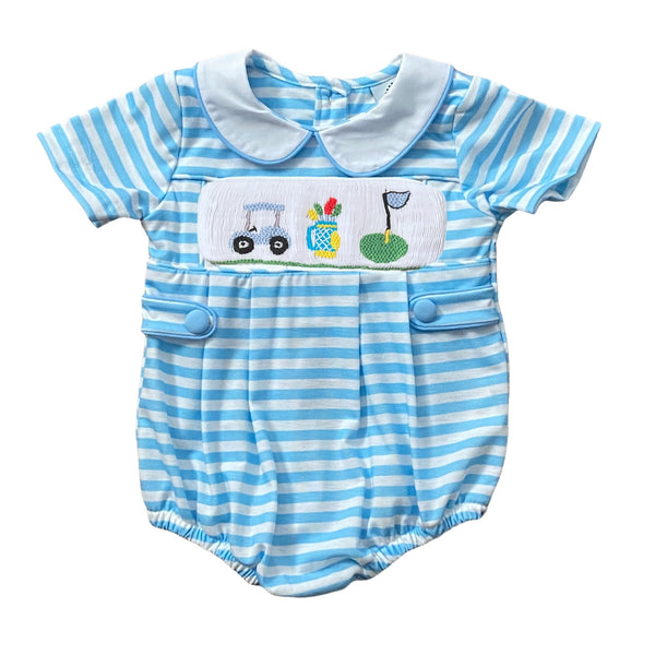 Swap-A-Smock Golf Tab - Blue - Smocked South