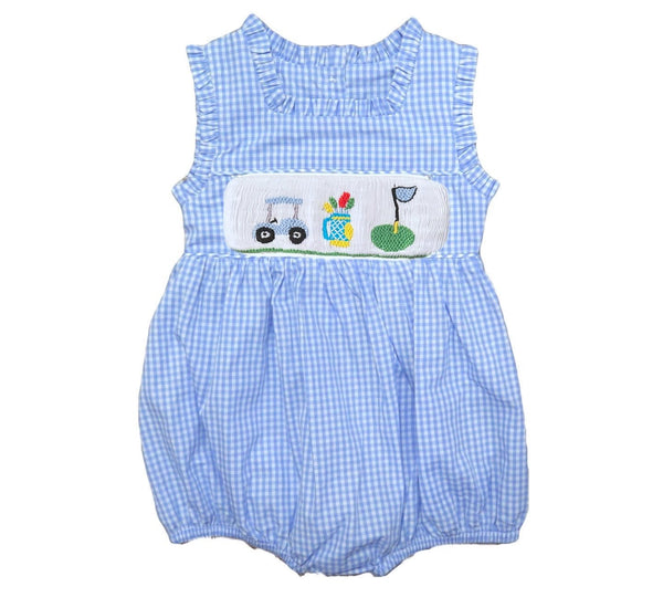 Swap-A-Smock Golf Tab - Blue - Smocked South