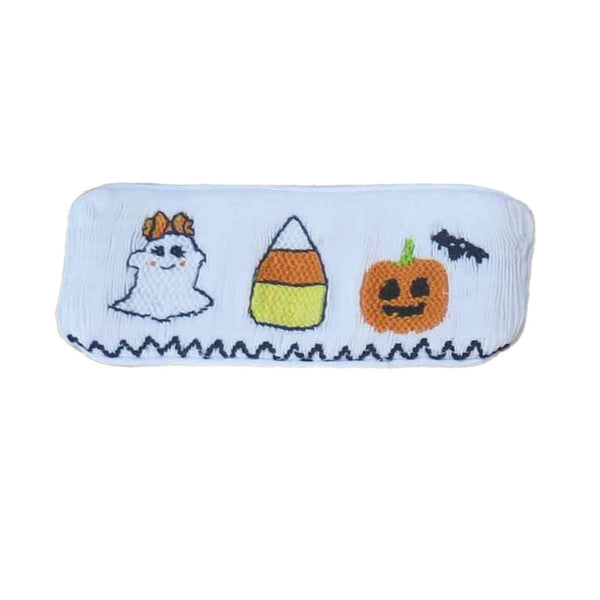 Swap-A-Smock Halloween Tab with Bow - Smocked South