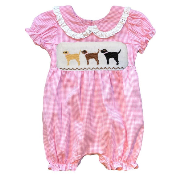 Swap-A-Smock Lab with Pink Collar Tab