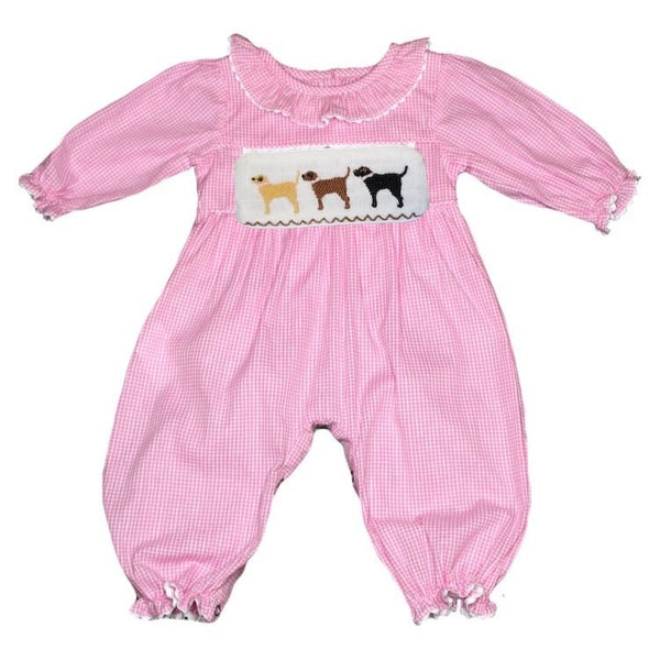 Swap-A-Smock Lab with Pink Collar Tab