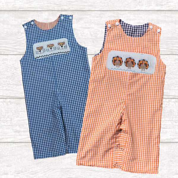Swap-A-Smock Longall - Reversible Orange/Blue