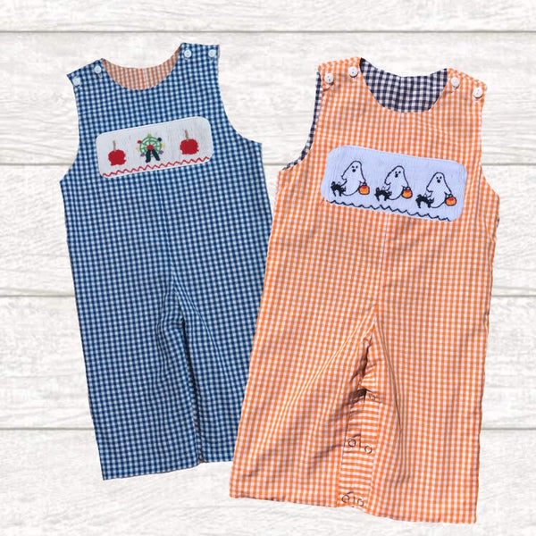 Swap-A-Smock Longall - Reversible Orange/Blue