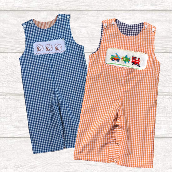 Swap-A-Smock Longall - Reversible Orange/Blue