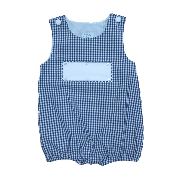 Swap-A-Smock Navy Sunsuit