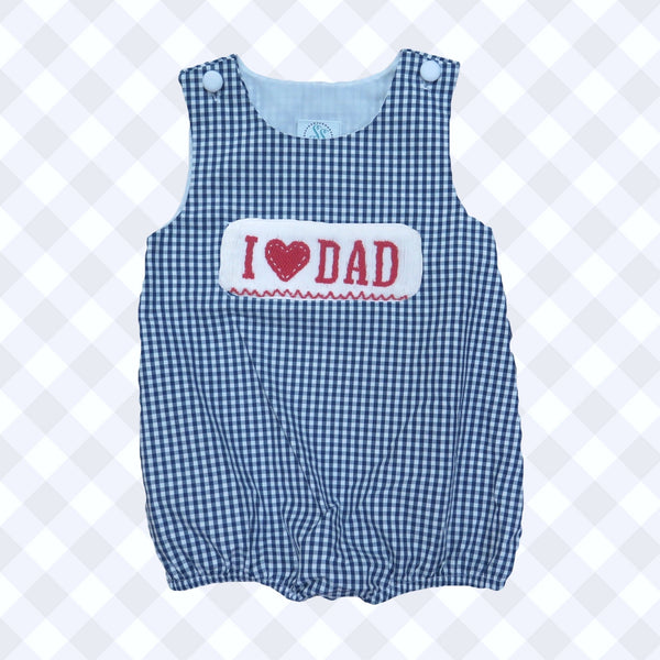 Swap-A-Smock Navy Sunsuit