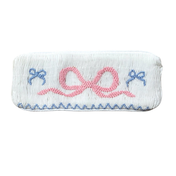 Swap-A-Smock Pink Bow Tab - Smocked South