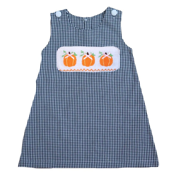 Swap-A-Smock Pumpkin with Bow Tab - Smocked South