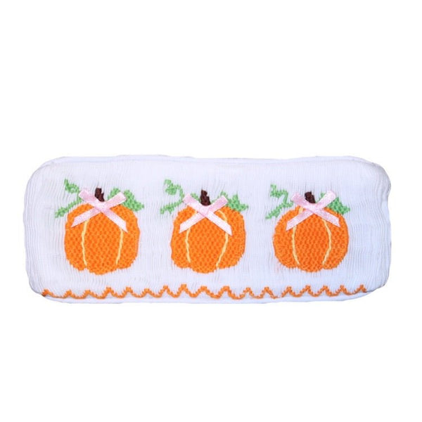 Swap-A-Smock Pumpkin with Bow Tab - Smocked South