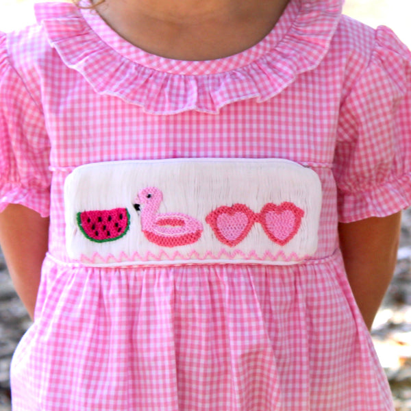 Swap-A-Smock Summer Girl Tab - Smocked South
