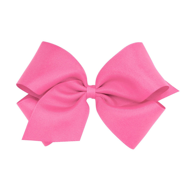 Wee Ones Grosgrain Bow - Hot Pink