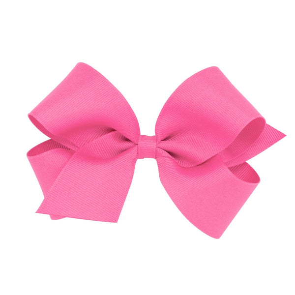 Wee Ones Grosgrain Bow - Hot Pink