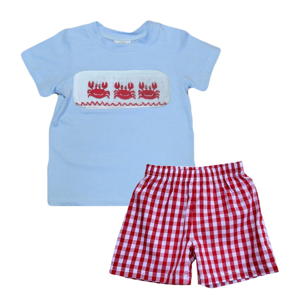 Swap-A-Smock Red Crab - Smocked South