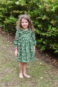 Green Floral Dress Pre-Order - Smocked South