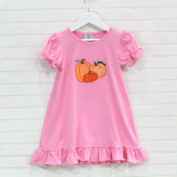 Pumpkin Applique Dress Pre-Order - Smocked South