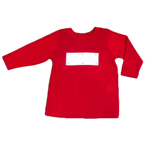 Swap-A-Smock Boys Long Sleeve Shirt - Red