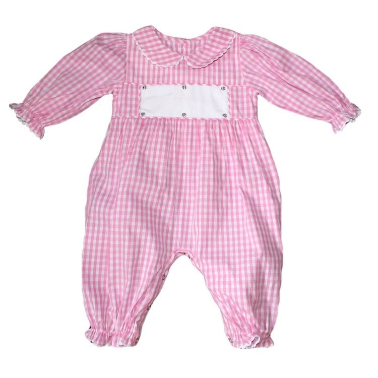 Swap-A-Smock Long Pink Bubble - Smocked South