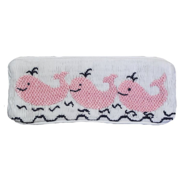 Swap-A-Smock Pink Whale Tab - Smocked South