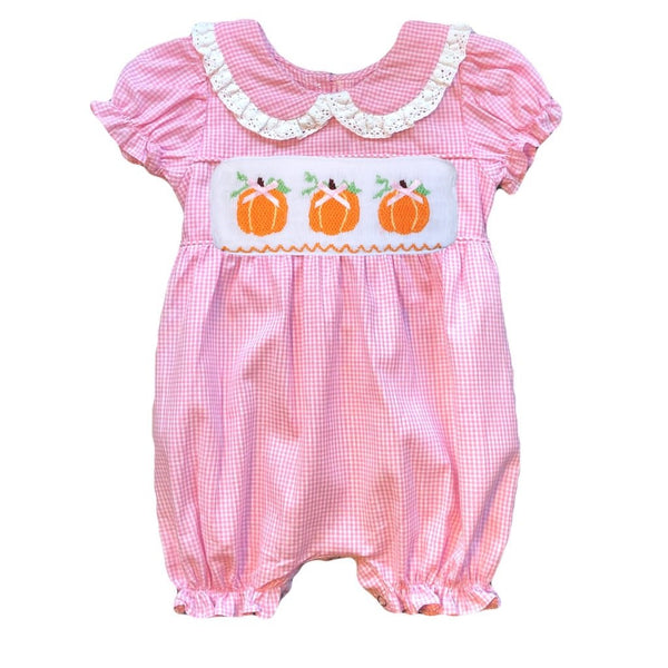 Swap-A-Smock Pumpkin with Bow Tab - Smocked South
