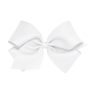 Wee Ones Grosgrain Bow - White