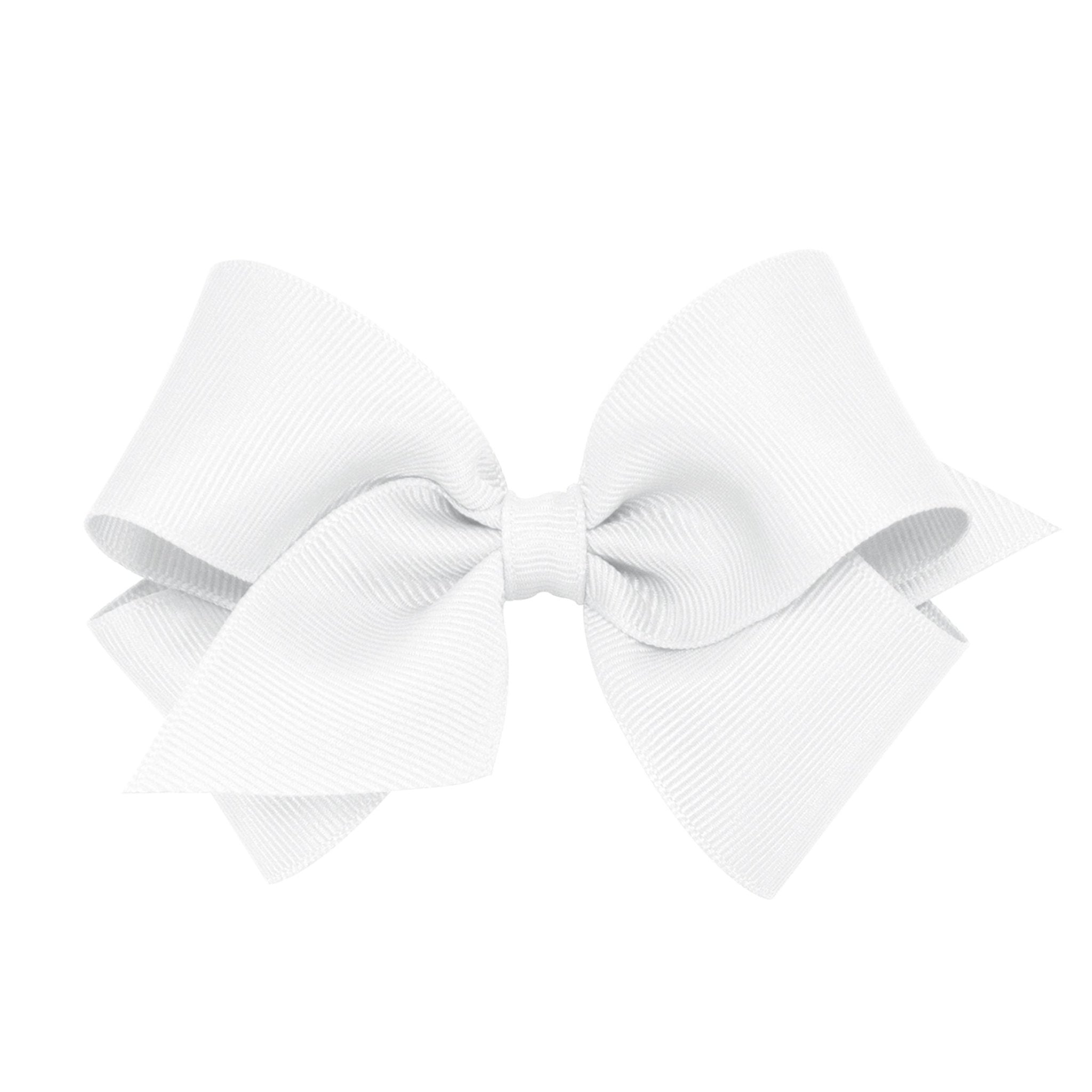 Wee Ones Grosgrain Bow - White
