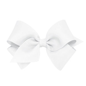 Wee Ones Grosgrain Bow - White